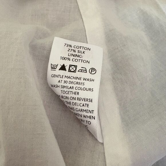 Pepperberry Floral Fit and Flare Dress Spring Feminine Cotton Silk Size 10 Curvy - Picture 6 of 6